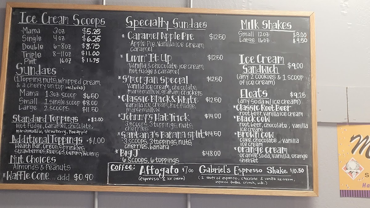 The Kreamery & Bake Shoppe Photo Menu 5