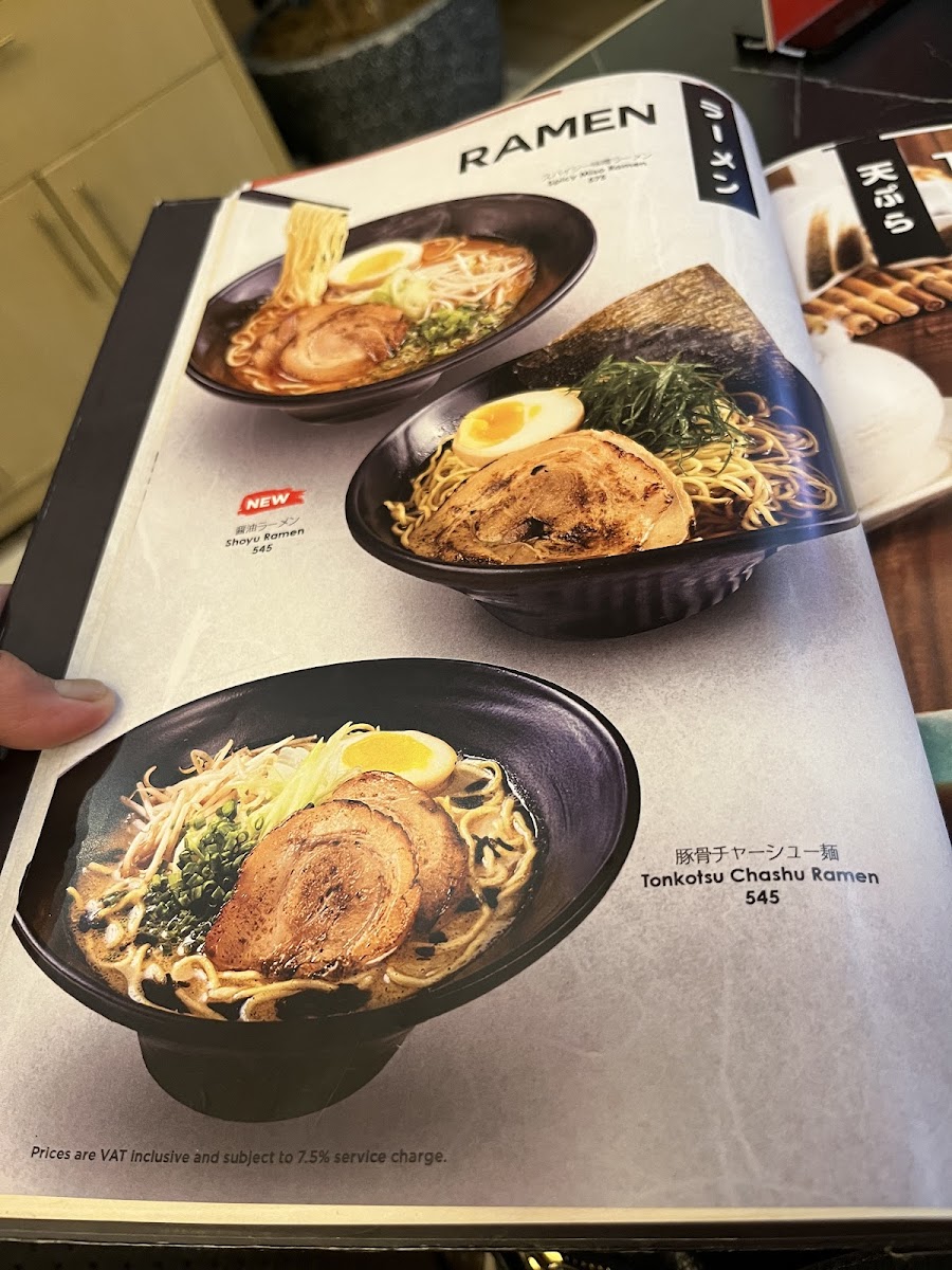 Watami Grill and Sushi Bar Photo Menu 2