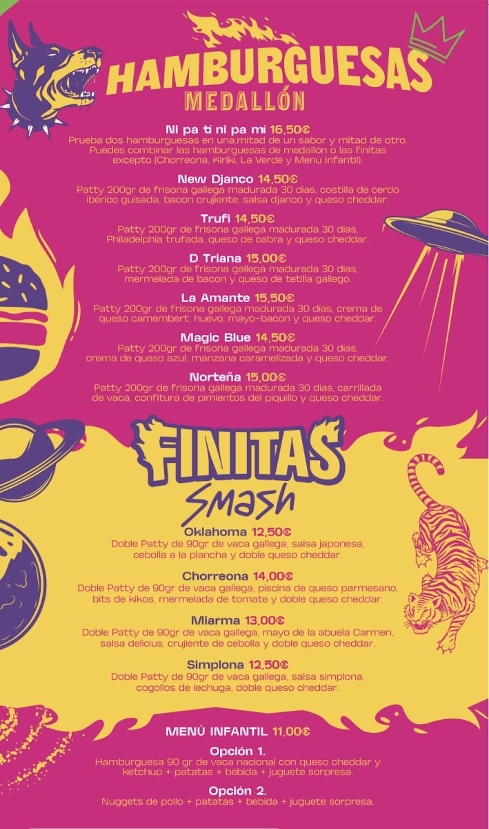 Djanco Burger Photo Menu 1