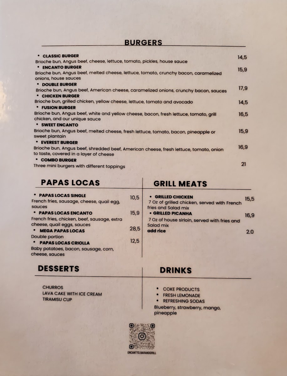Encantto bar & grill Photo Menu 7