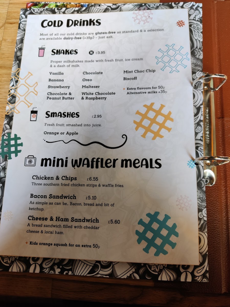 Waffle Lyme Regis Photo Menu 5