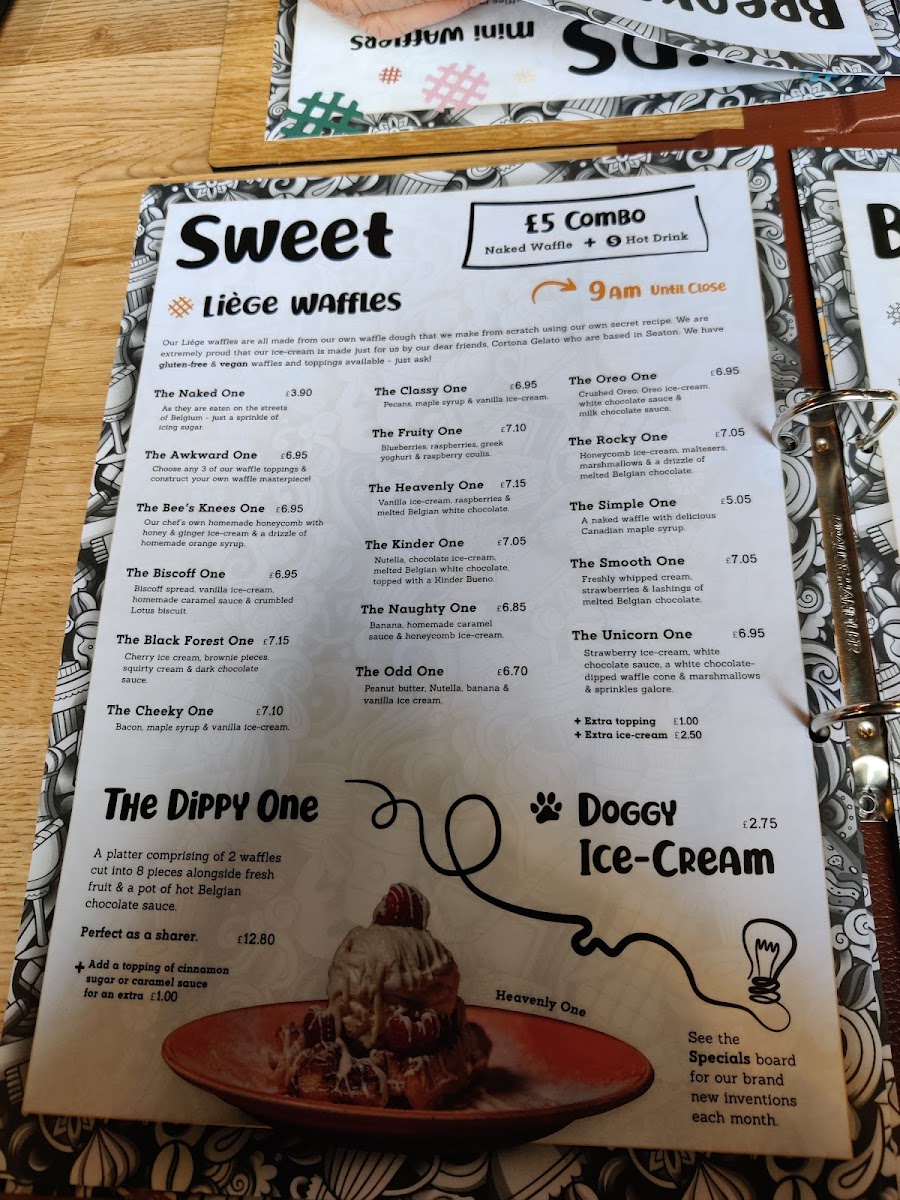 Waffle Lyme Regis Photo Menu 6