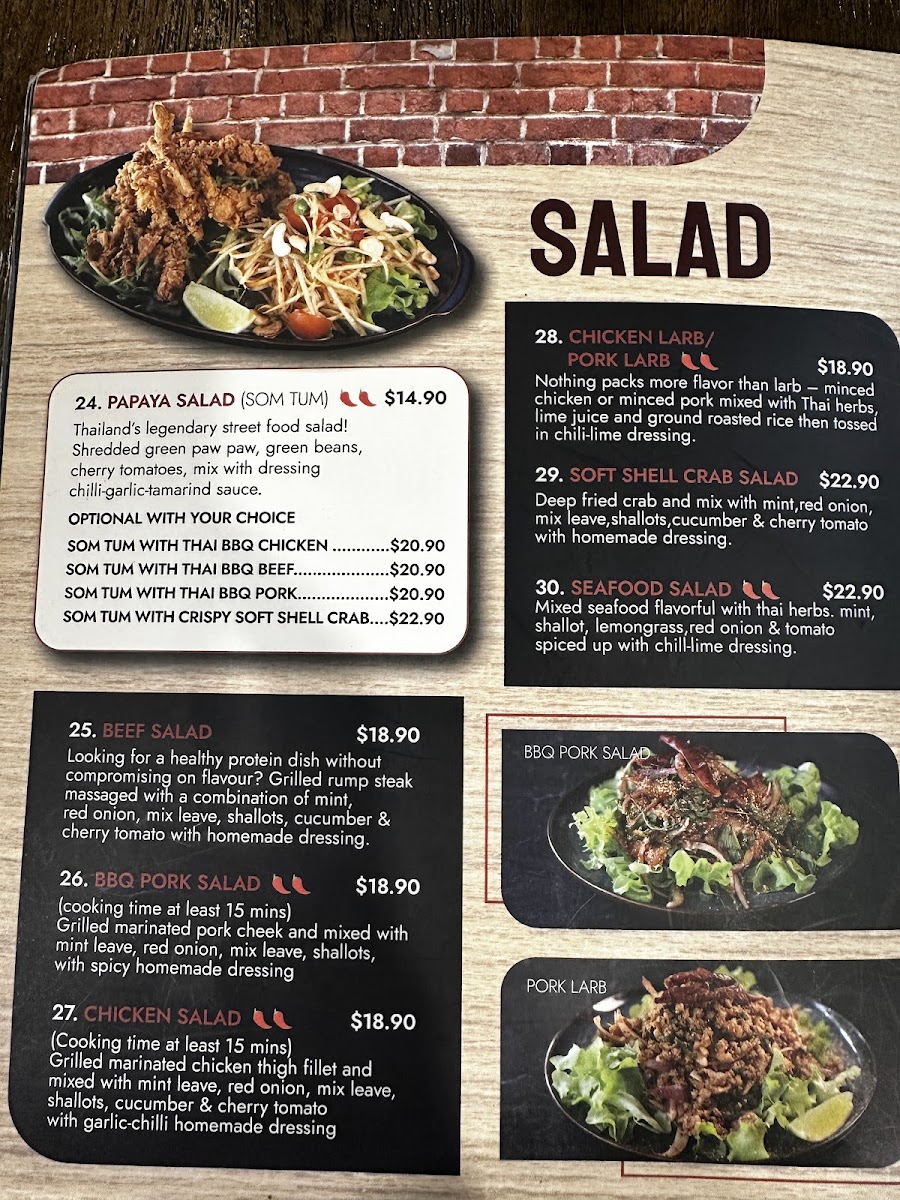 Khao Hom Thai Restaurant Photo Menu 8