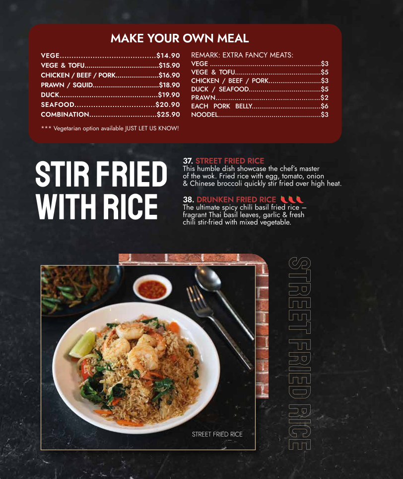 Khao Hom Thai Restaurant Photo Menu 9