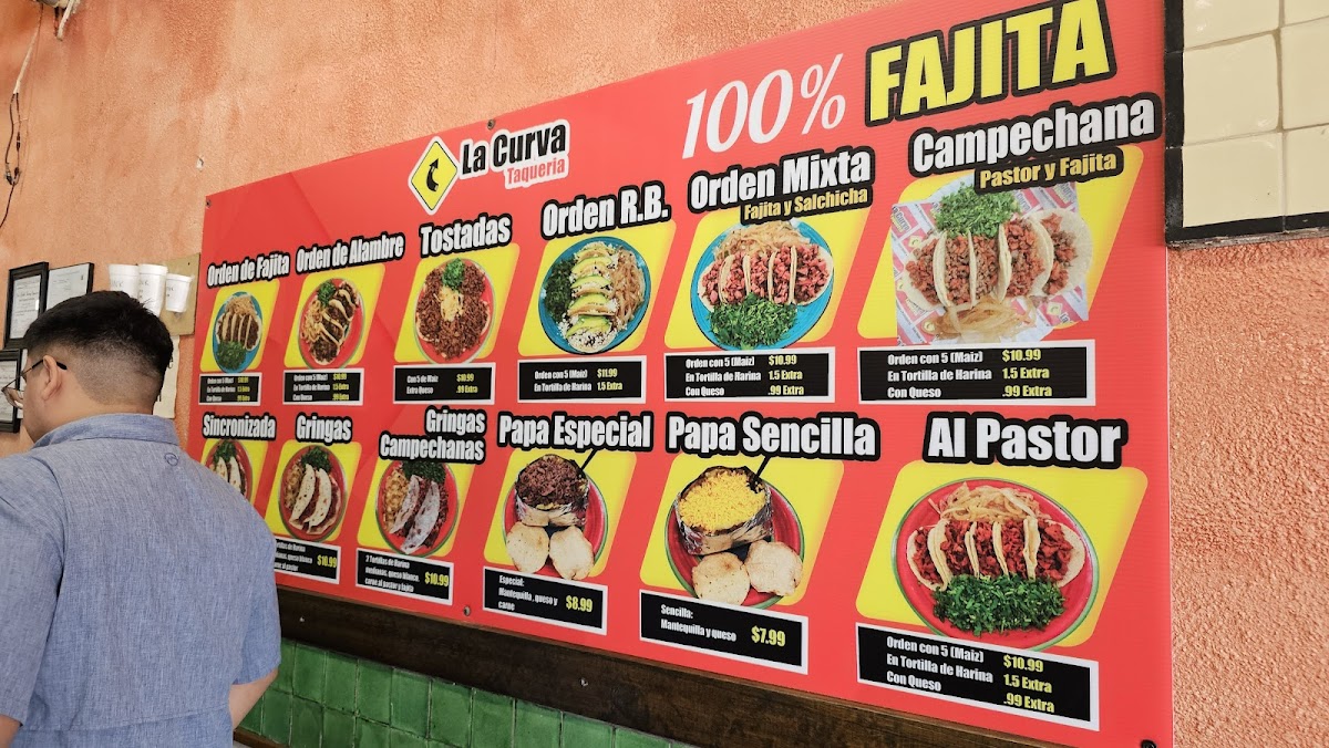 La Curva Taqueria San Juan Photo Menu 1