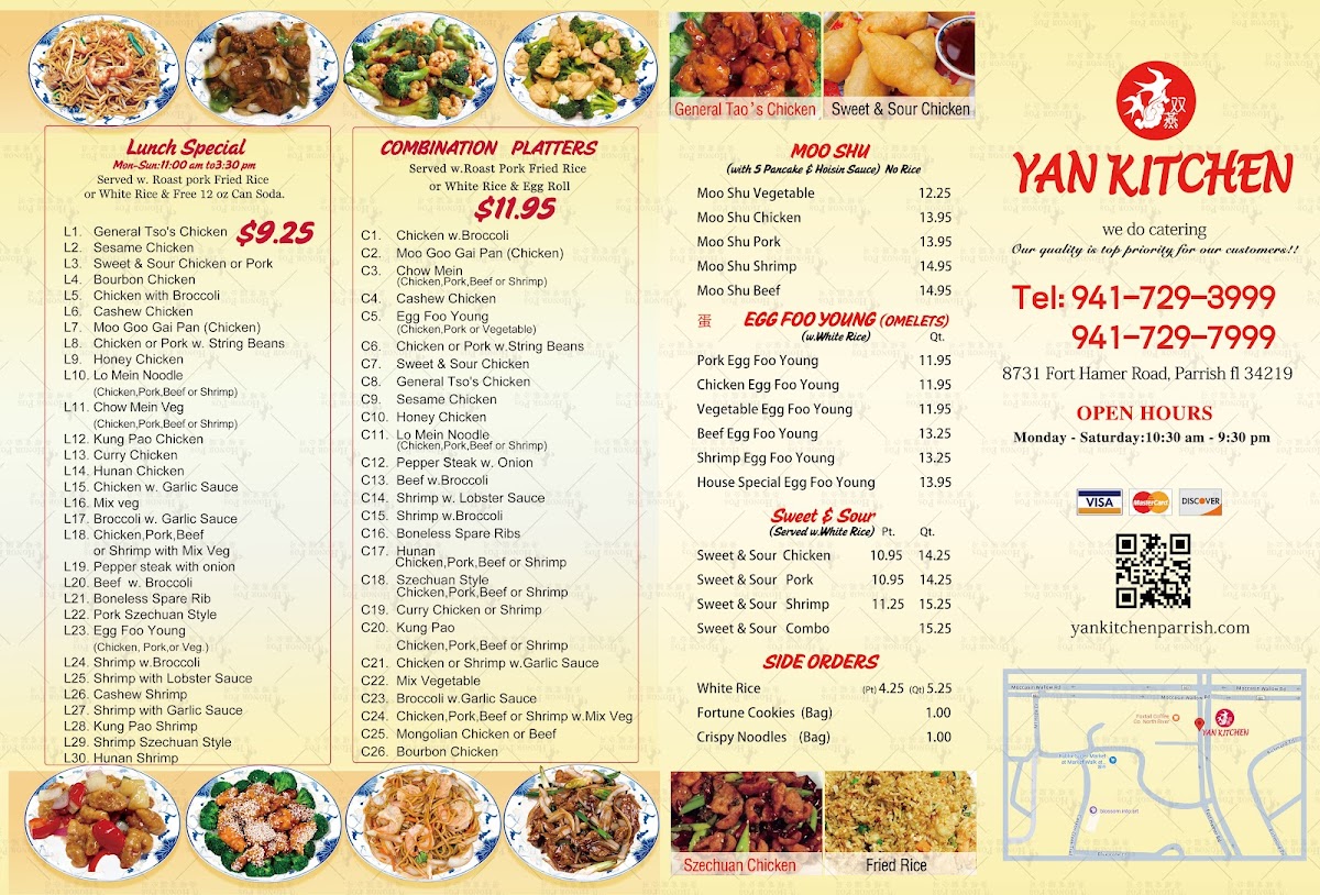 Yan Kitchen Photo Menu 1