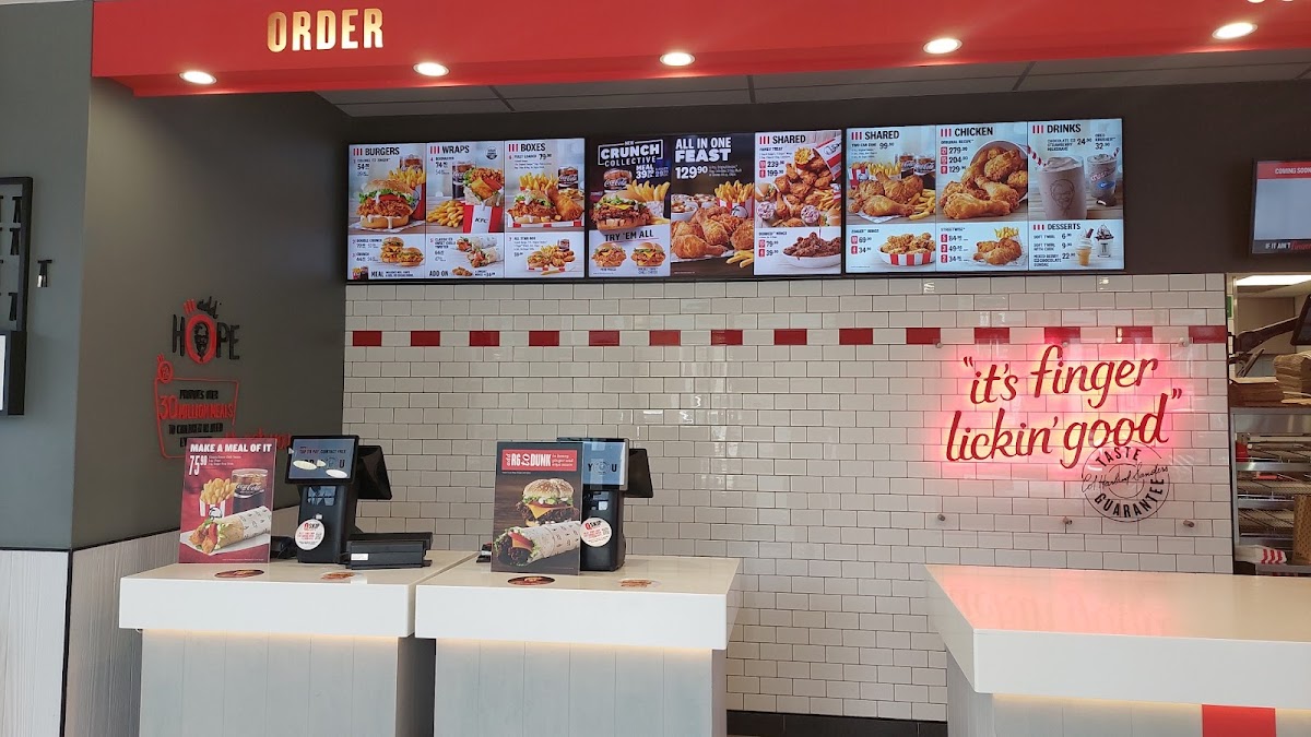 KFC Montagu Photo Menu 1