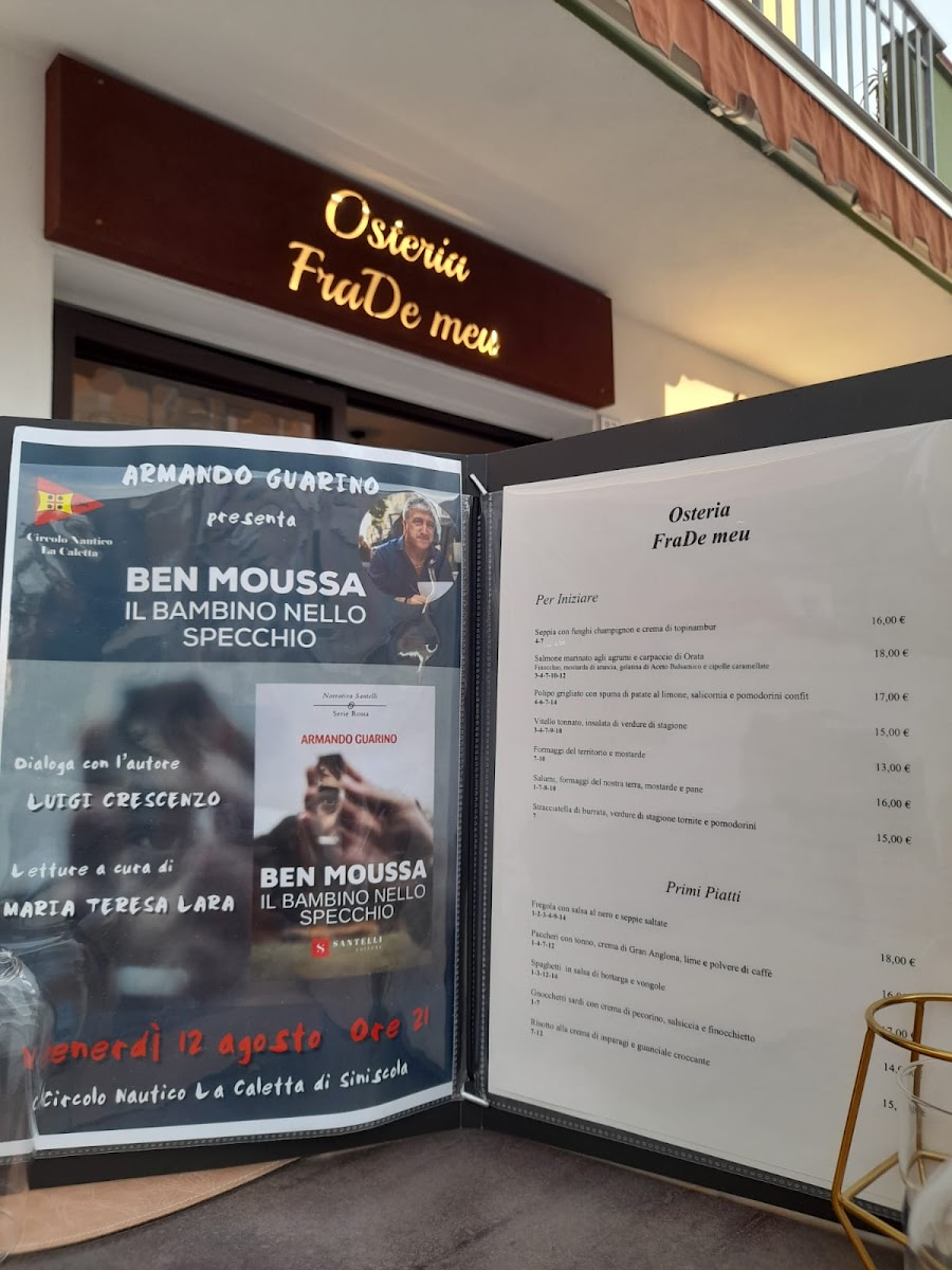 Osteria Frade Meu Photo Menu 2
