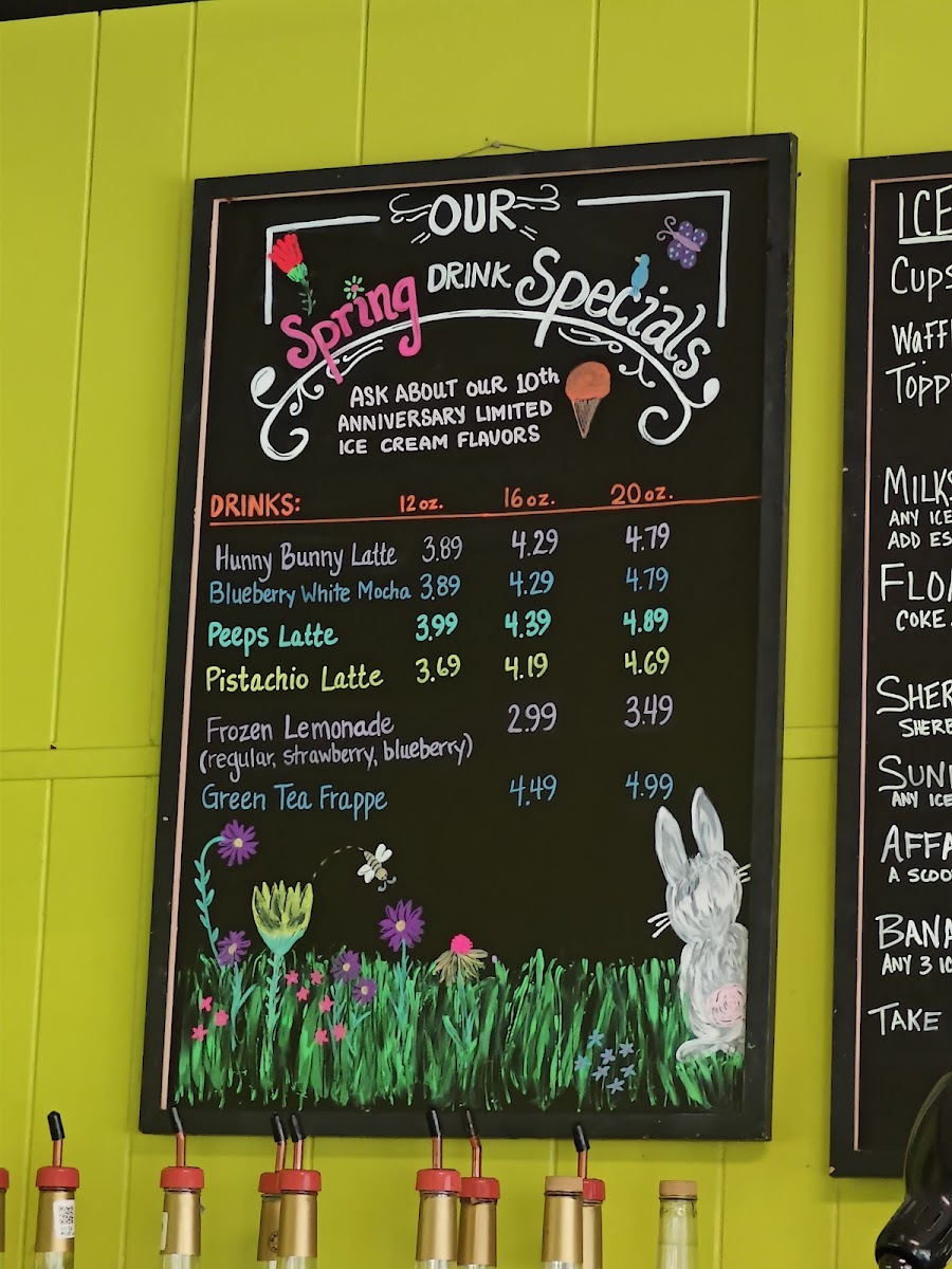Cream City Ice Cream & Coffee House Photo Menu 3