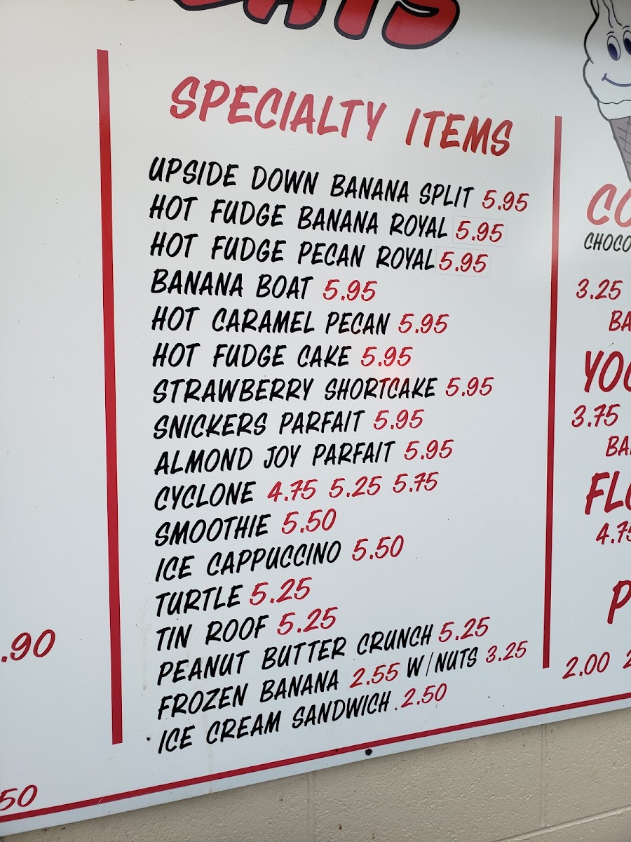 Frosty Treats Photo Menu 6