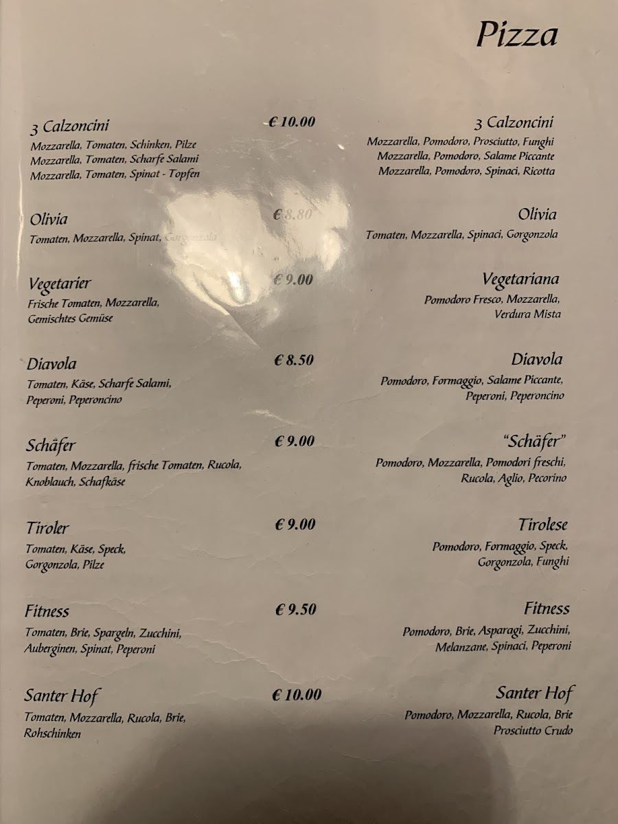 Pizzeria Santer Hof Photo Menu 6