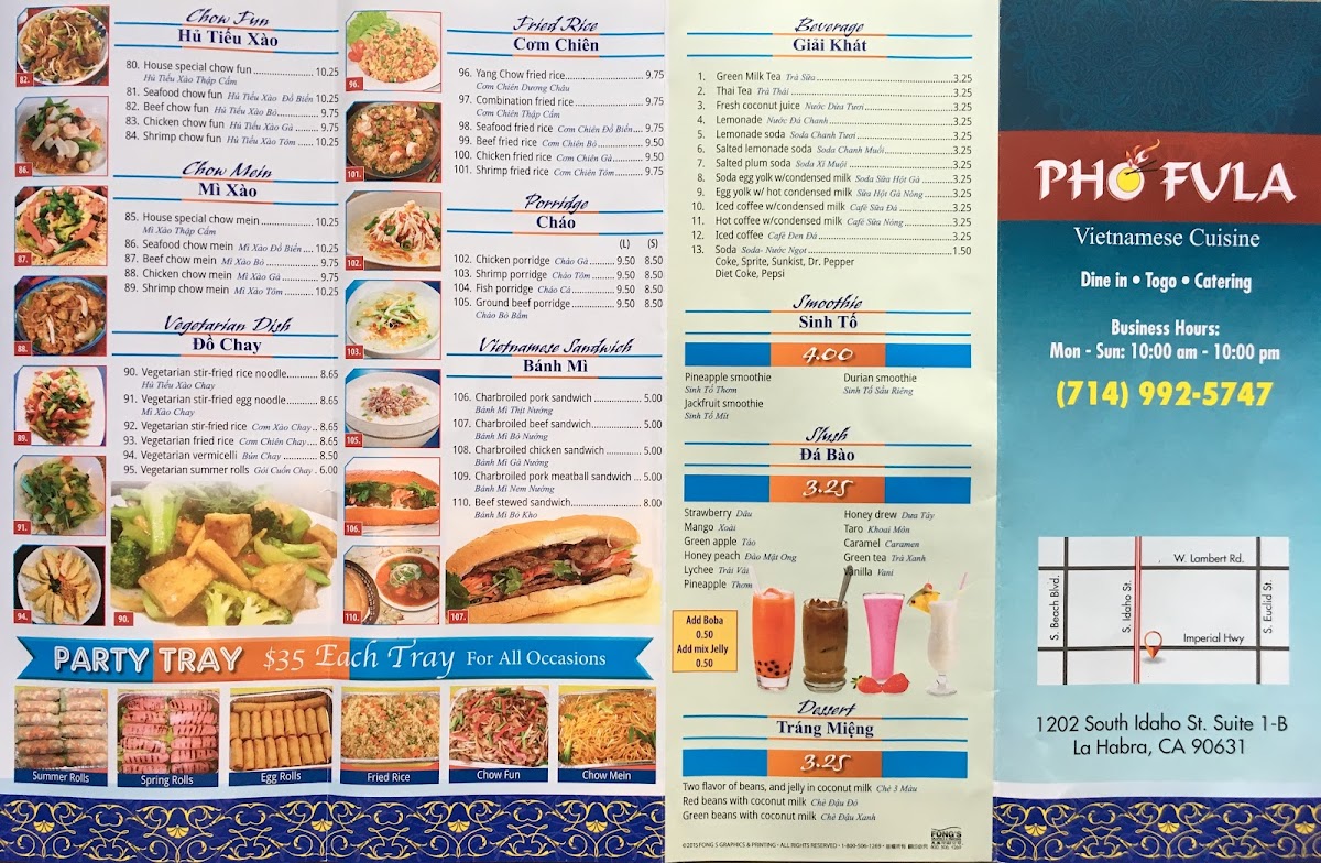 Pho Fula Photo Menu 4