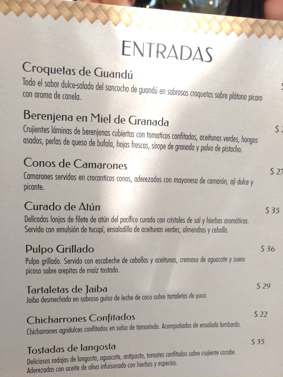 Restaurante Palo de Mango Photo Menu 1
