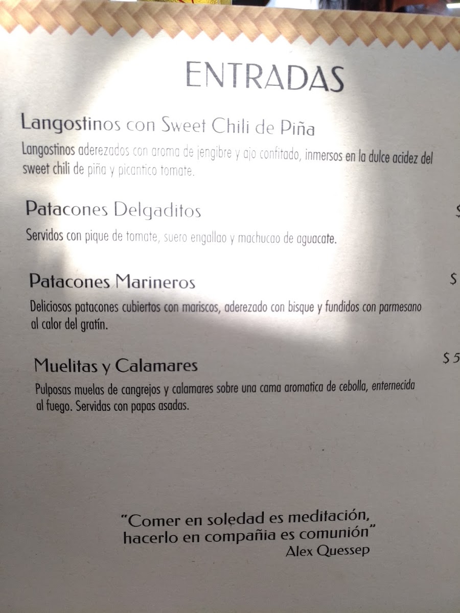 Restaurante Palo de Mango Photo Menu 5