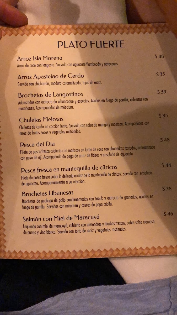 Restaurante Palo de Mango Photo Menu 6