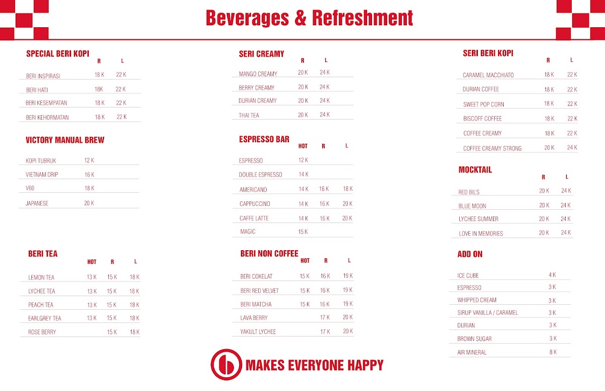 Beri kopi Cikutra Photo Menu 1