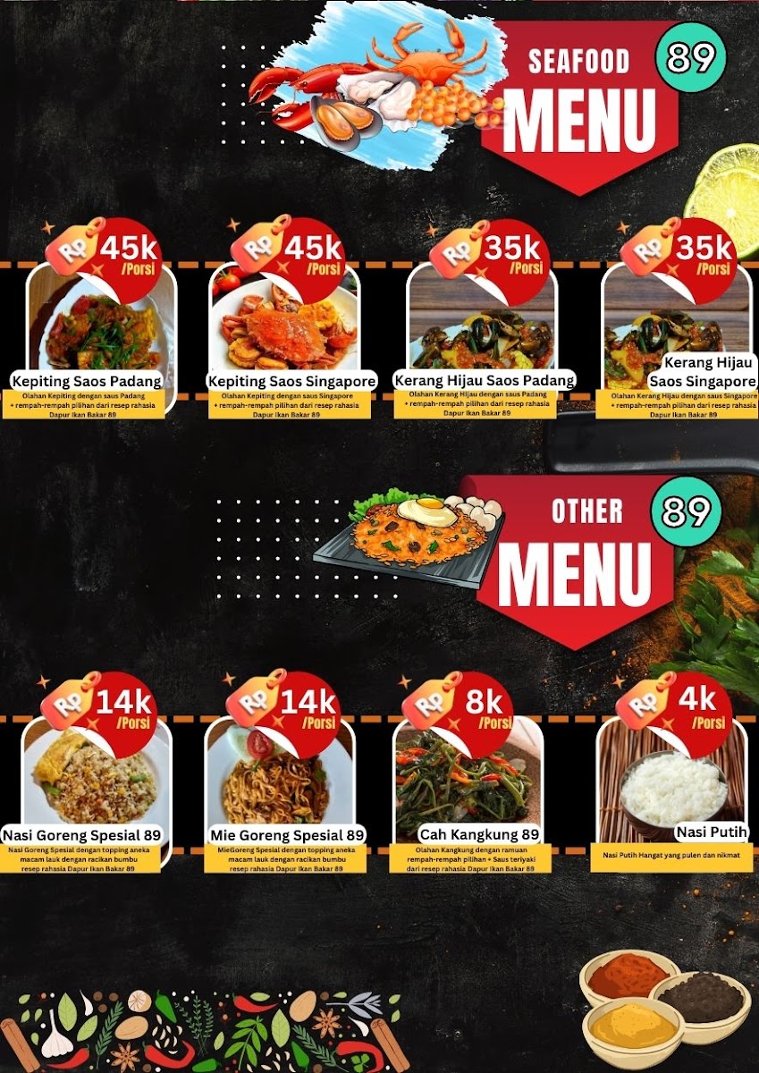 Ikan Bakar 89 Photo Menu 1