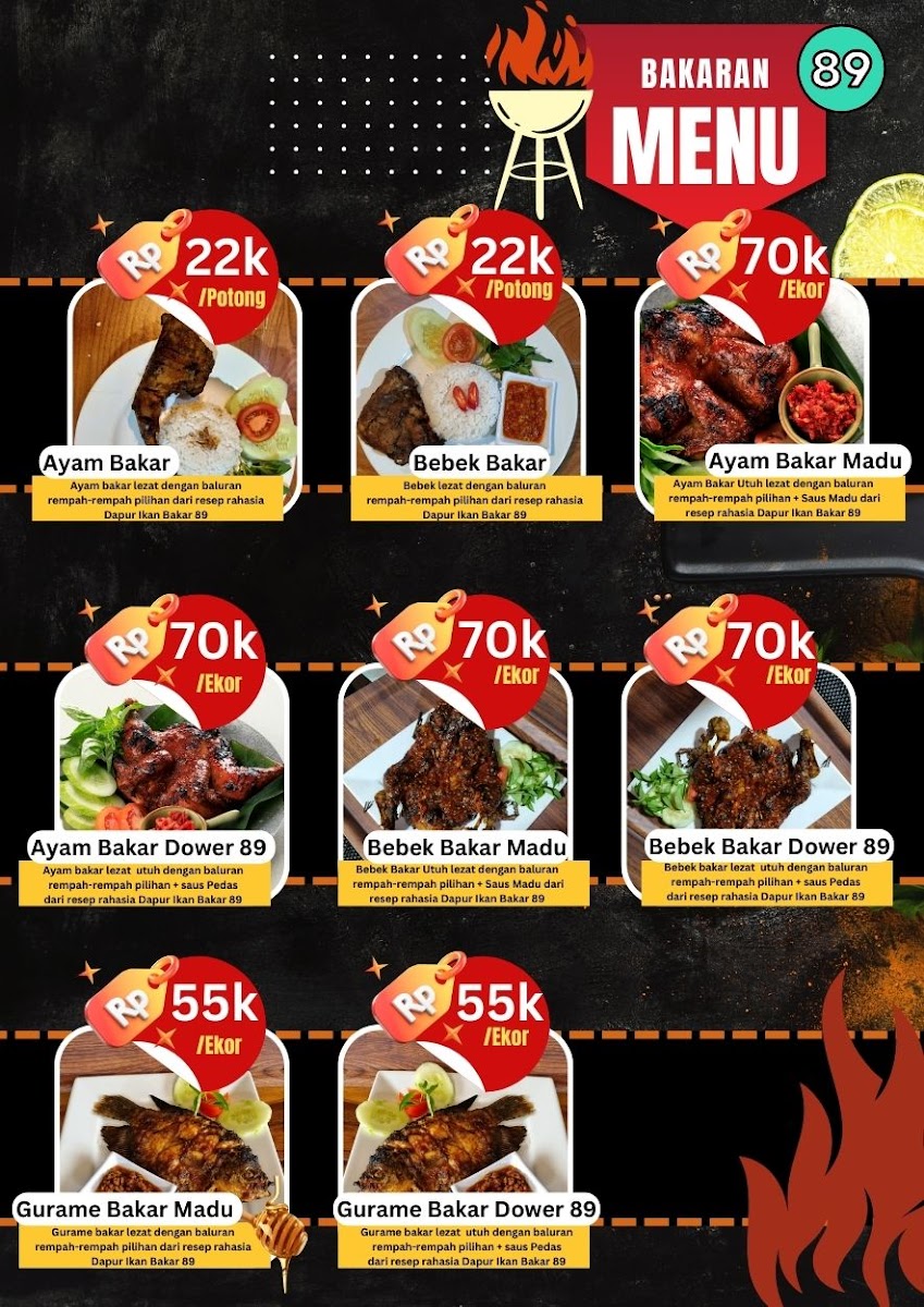 Ikan Bakar 89 Photo Menu 2