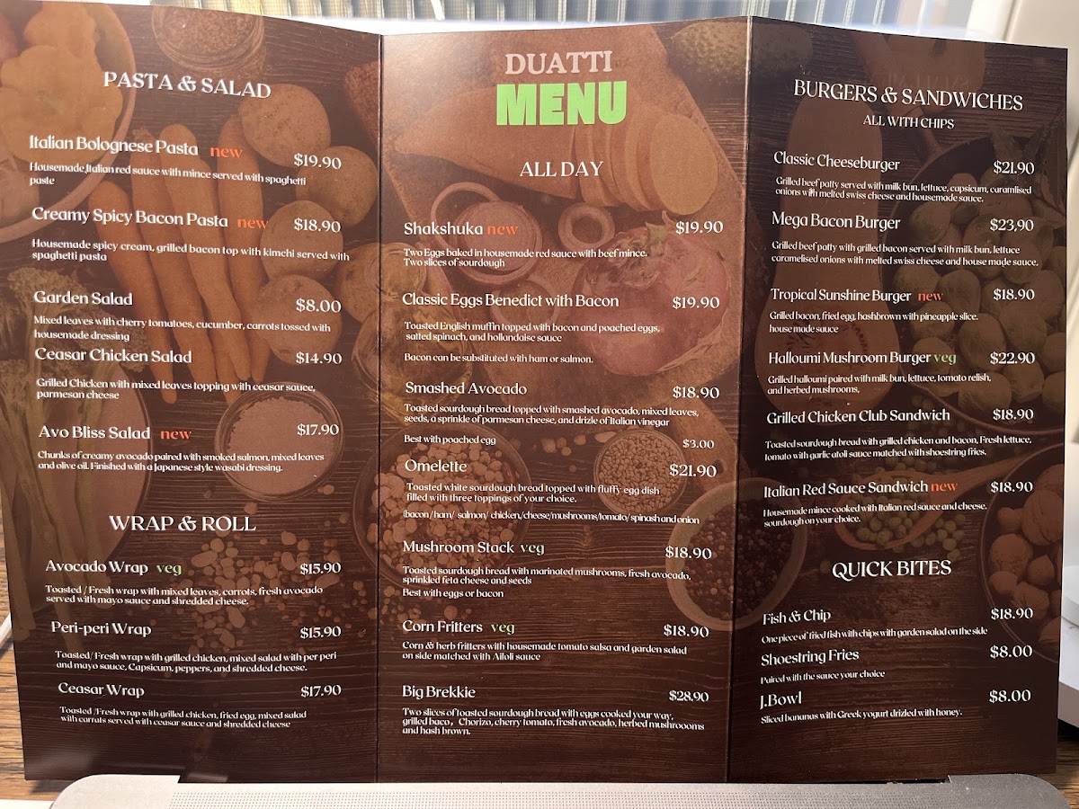 Duatti Photo Menu 1