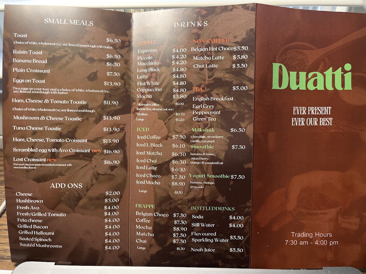 Duatti Photo Menu 2