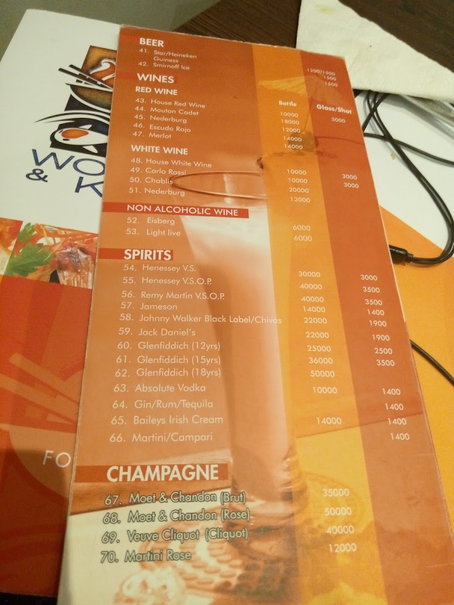 Woks and Koi Restaurant Photo Menu 8