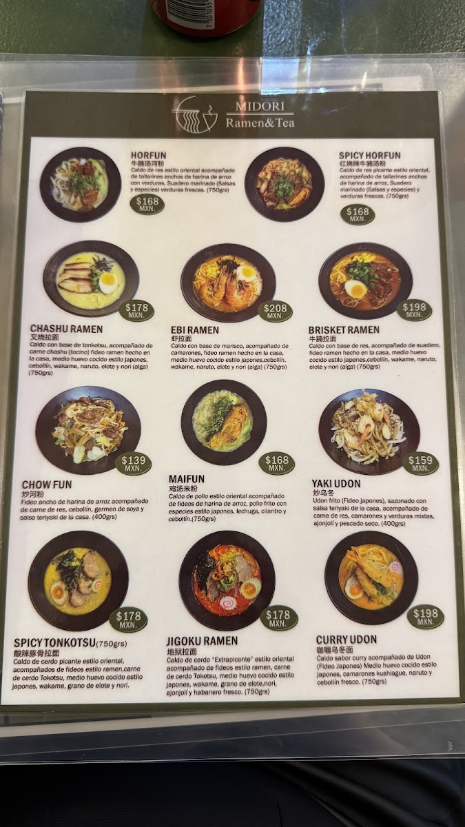 Midori Ramen & Tea Photo Menu 5