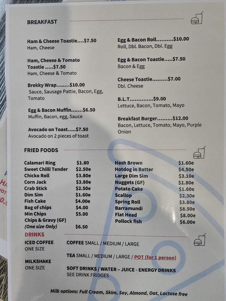 Newstead Country Store Photo Menu 7