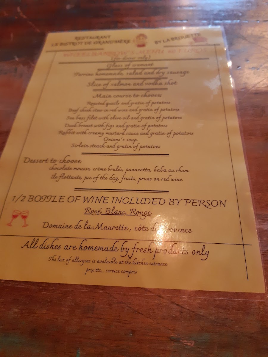Le Bistrot De Grand Mère by La Brouette Photo Menu 4