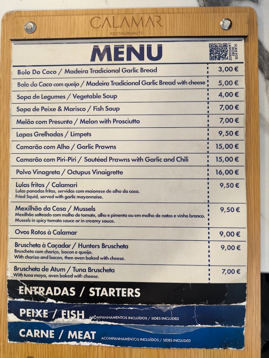Restaurante Calamar Photo Menu 4