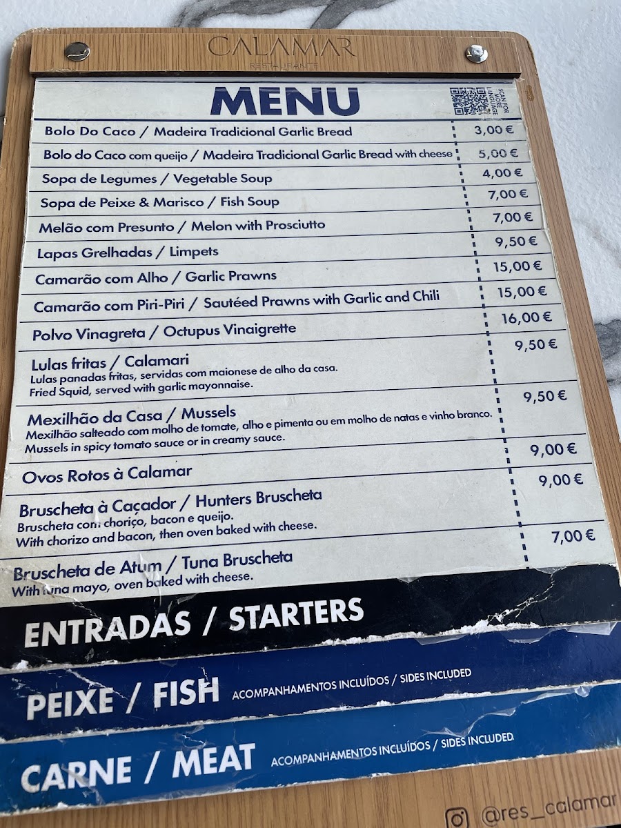 Restaurante Calamar Photo Menu 7