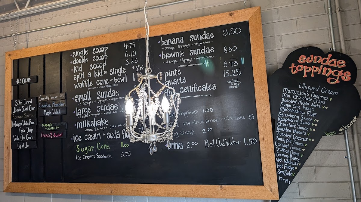 The Mad Dipper - Handcrafted Artisan Ice Cream! Photo Menu 1