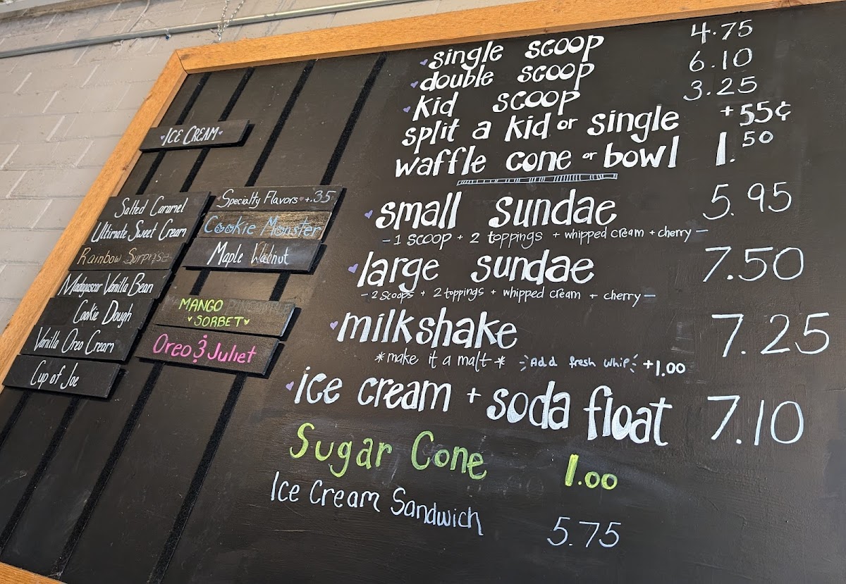 The Mad Dipper - Handcrafted Artisan Ice Cream! Photo Menu 2