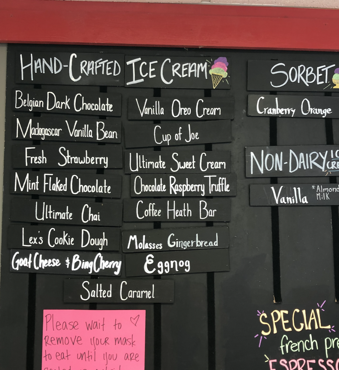 The Mad Dipper - Handcrafted Artisan Ice Cream! Photo Menu 6