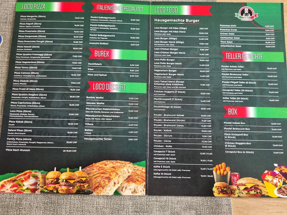 Loco-Food Grenchen Photo Menu 1