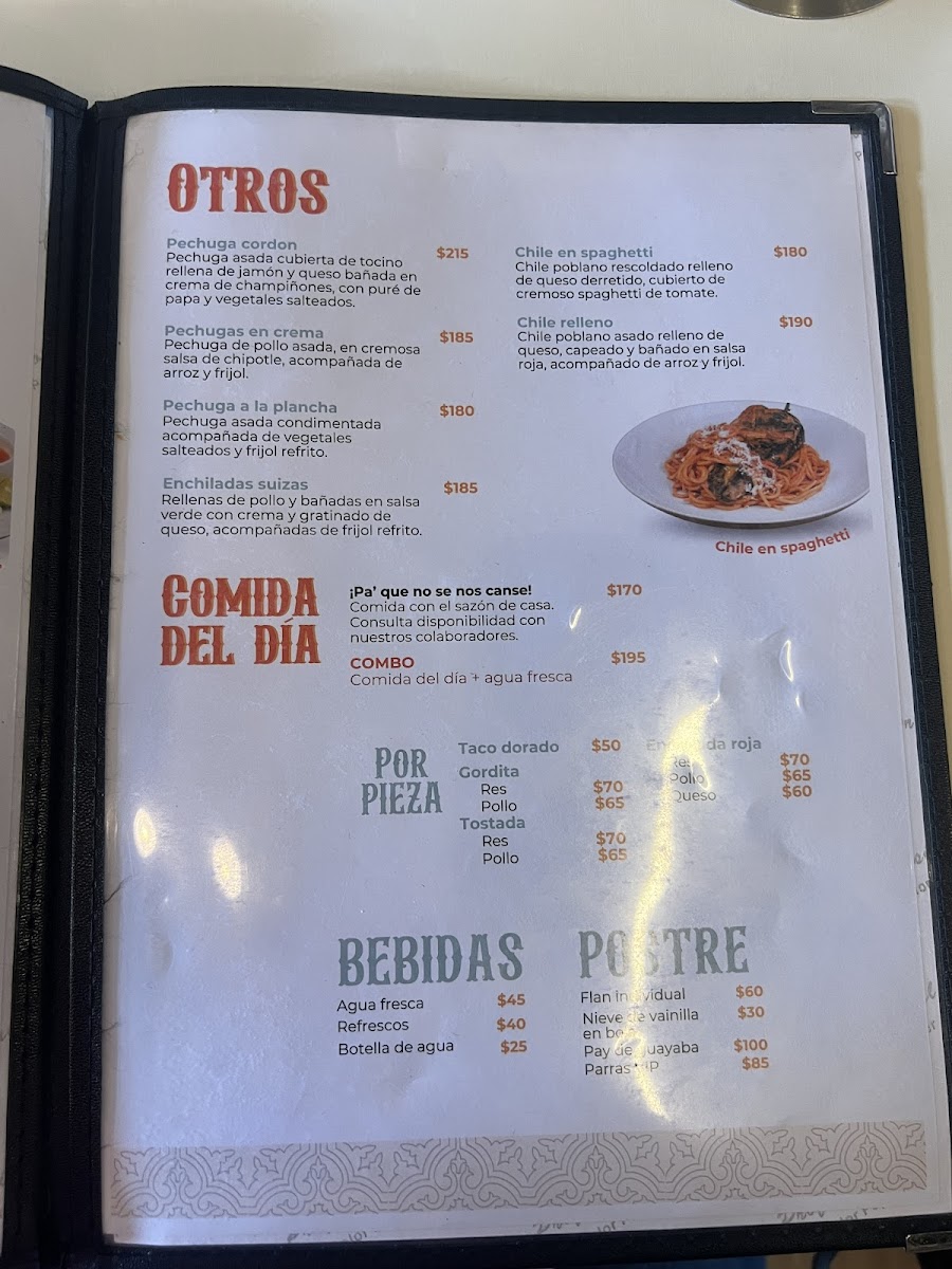 Parras Restaurante Photo Menu 1