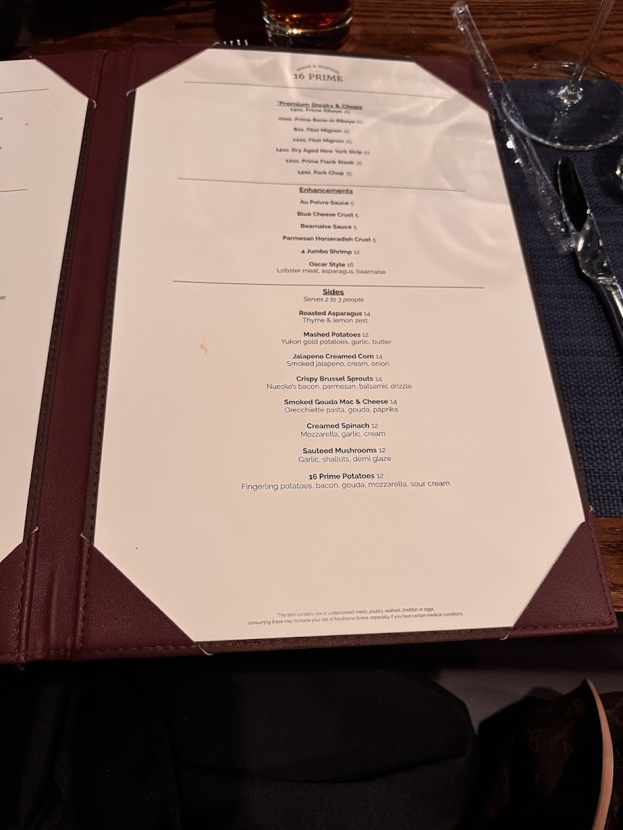 16 Prime Steak & Seafood Photo Menu 4