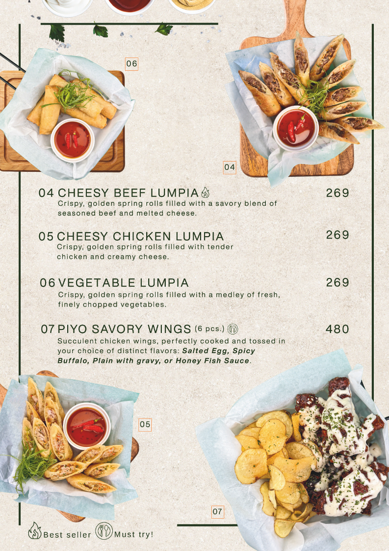 Piyo Grill & Restaurant Photo Menu 7