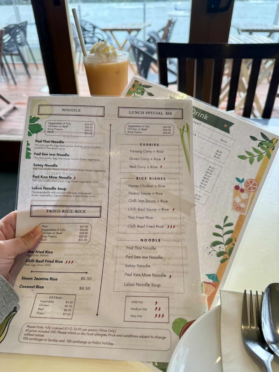 Talay Thai Restaurant Photo Menu 1