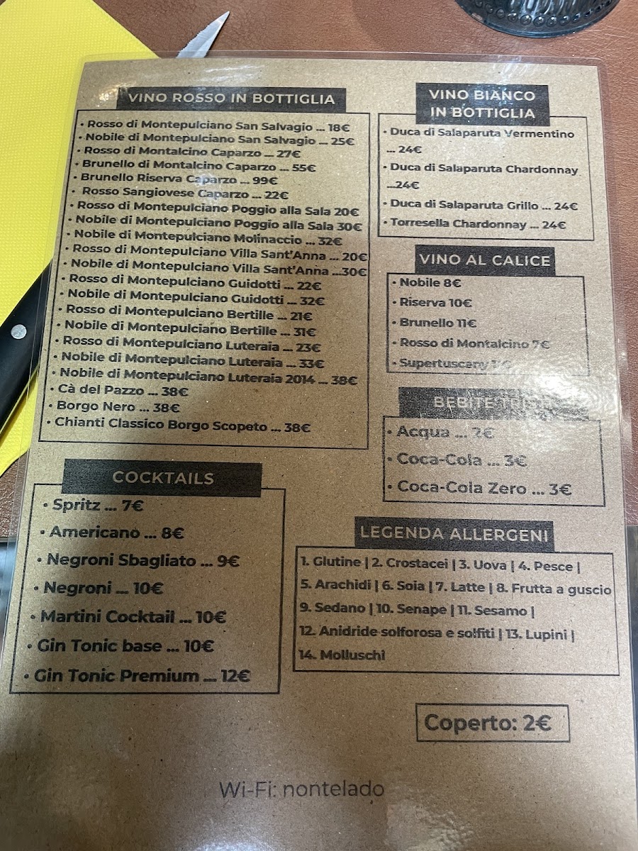 Baccano Hostarìa Montepulciano Photo Menu 1