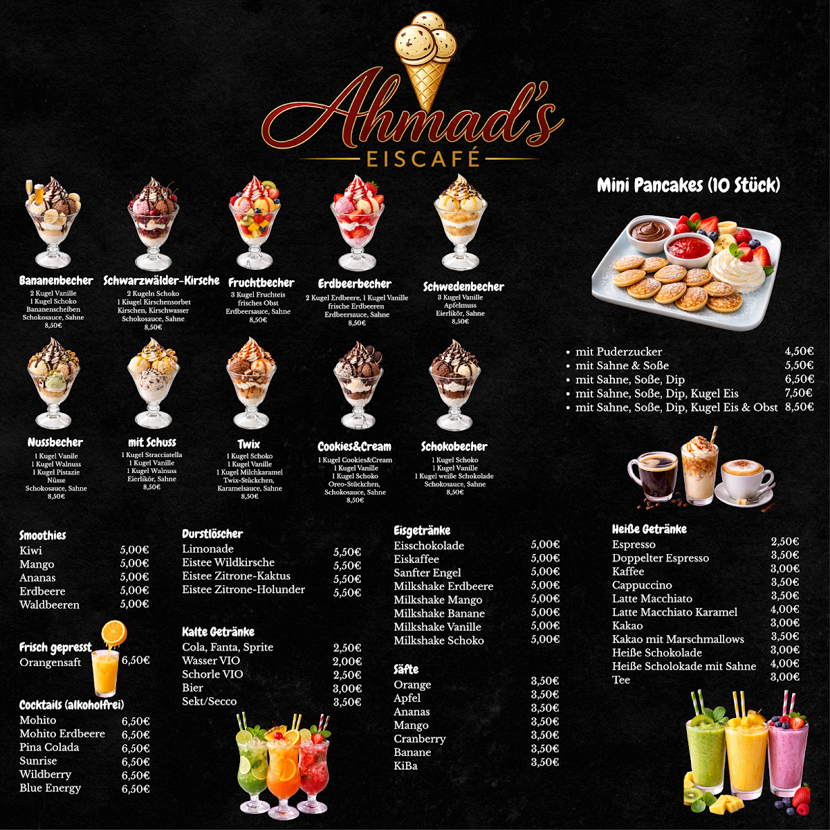 Ahmad‘s Grillhaus Photo Menu 1