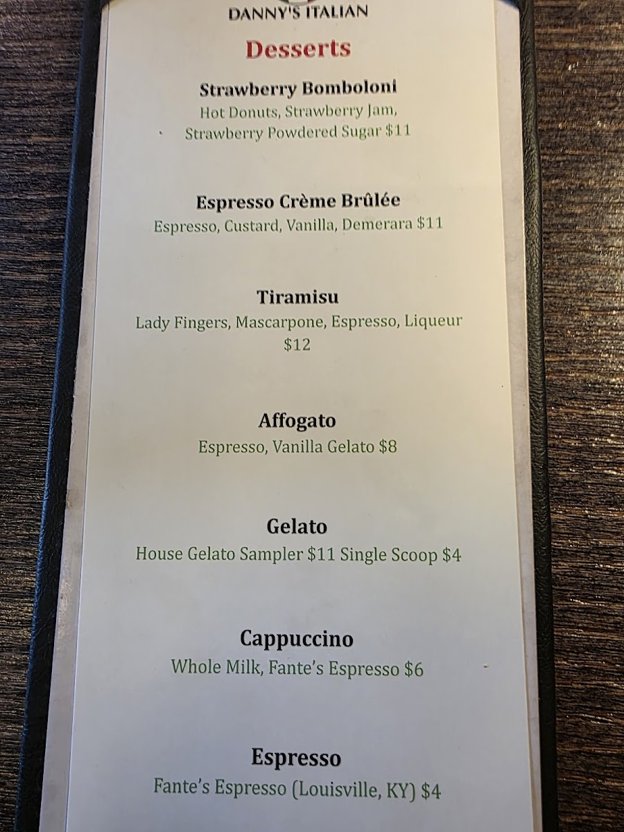 Danny’s Italian Photo Menu 3