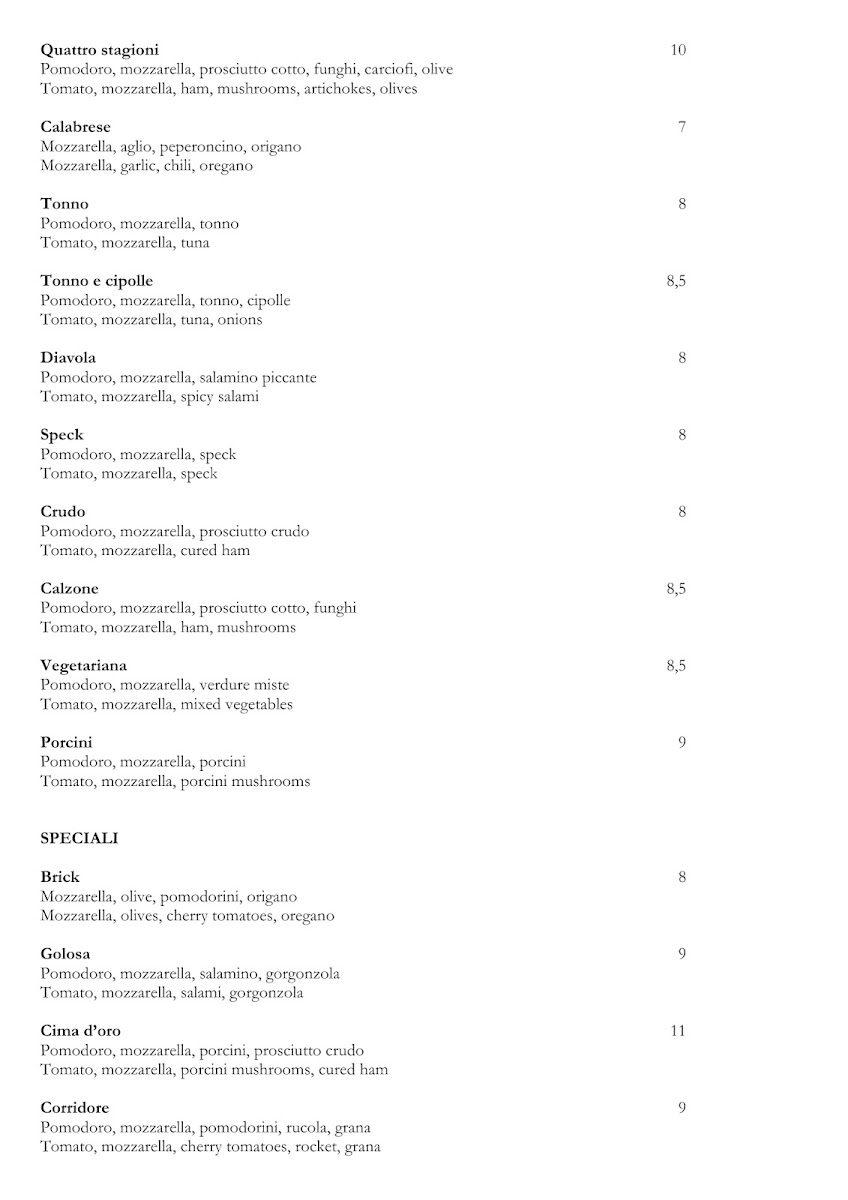 Osteria La Torre Photo Menu 3