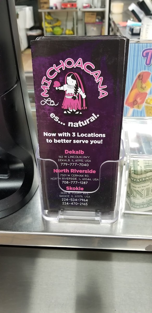 La Michoacana Ice Cream Bar Photo Menu 3