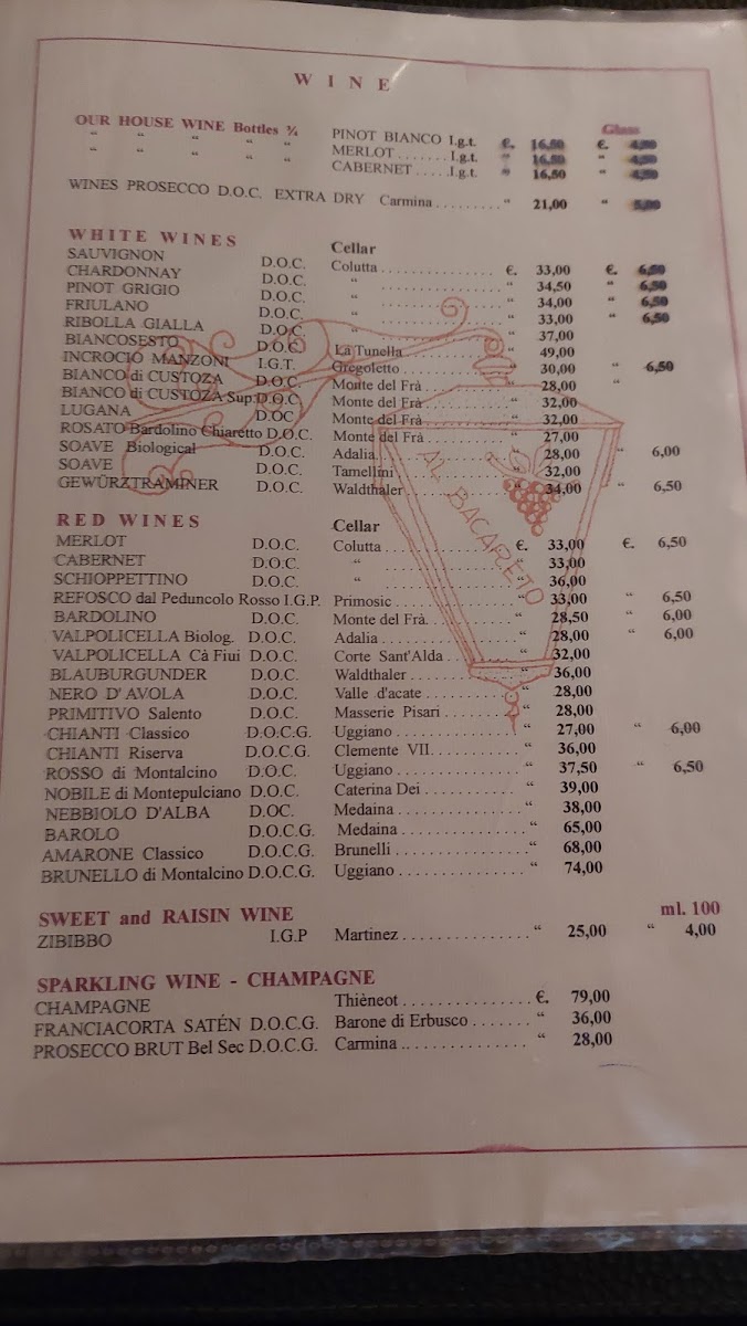 Osteria Al Bacareto Photo Menu 10