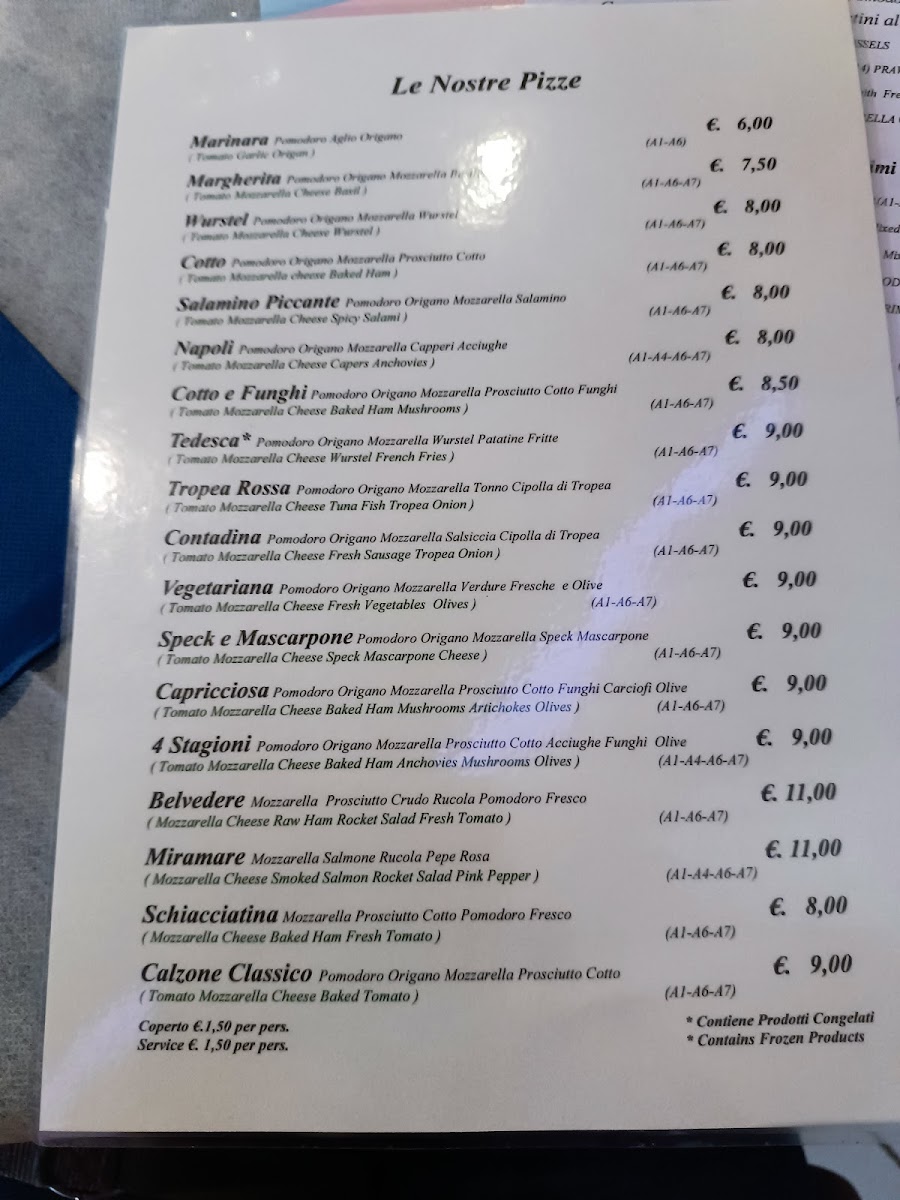 Ristorante Miramare Photo Menu 2