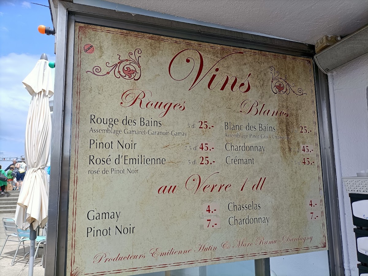 Buvette des Bains Photo Menu 5