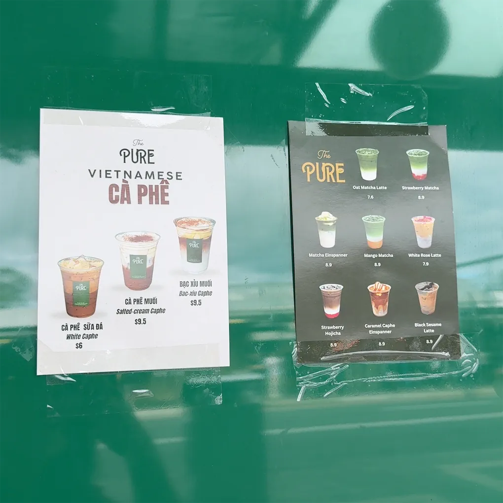 The Pure Caphe Photo Menu 6