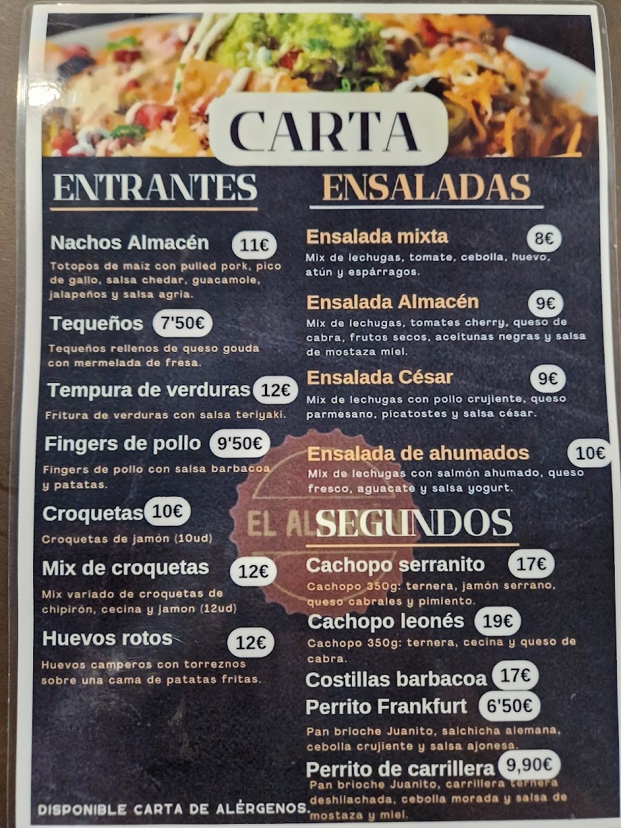 EL ALMACEN Photo Menu 1