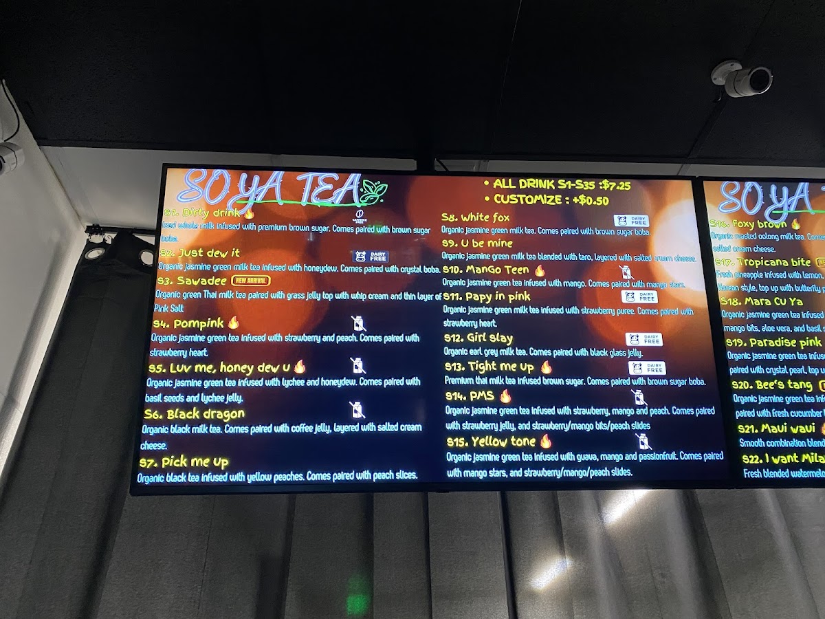SOYA TEA LOUNGE Photo Menu 1