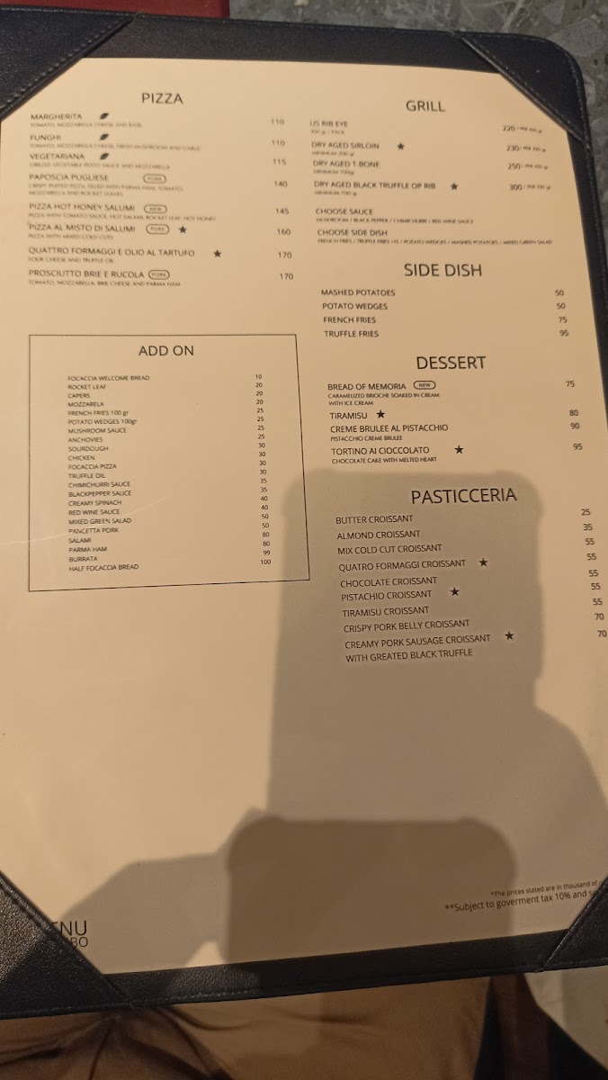 Alba Ristorante Surabaya Photo Menu 4